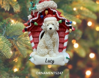 Labradoodle Ornament - Labradoodle Personalized Christmas Ornament- Labradoodle Santa Hat Hand Personalized Christmas Ornament 2026