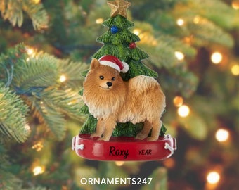 Pomeranian Personalized Christmas Ornament - Dog Memorial Ornament - Dog Lover Ornament - Personalized Pomeranian Dog Ornament 2026