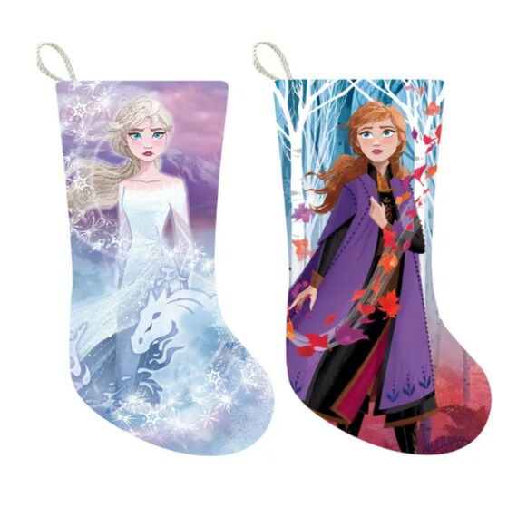 Disney Frozen 2 Anna and Elsa Christmas Holiday Stockings - Disney Frozen Stocking 2022