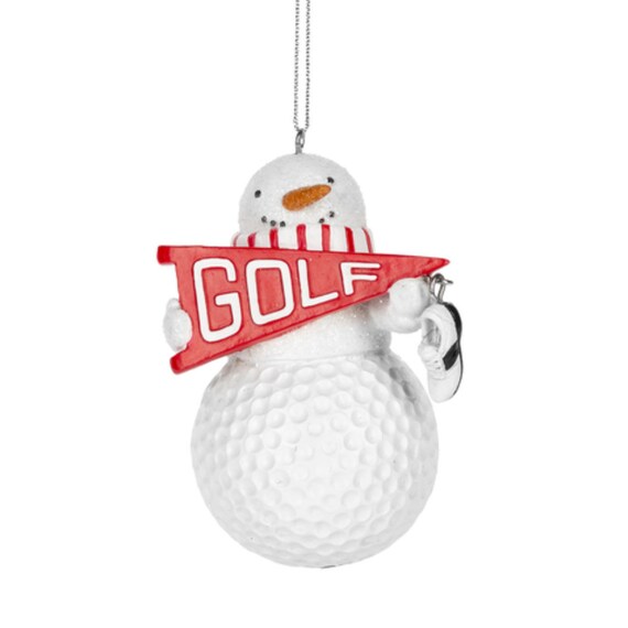 Golf Bag Personalized Holiday Christmas Ornament