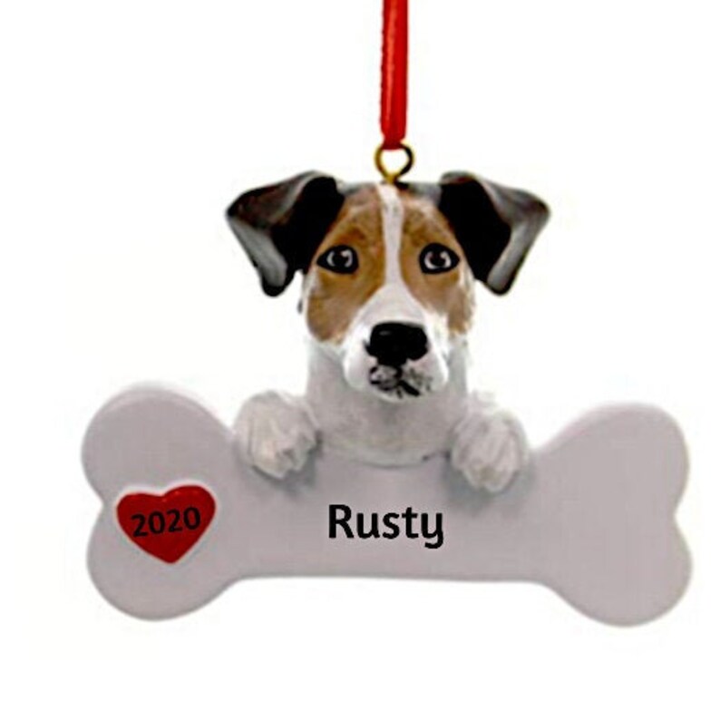 Jack Russell Terrier Personalized Christmas Ornament Jack Etsy