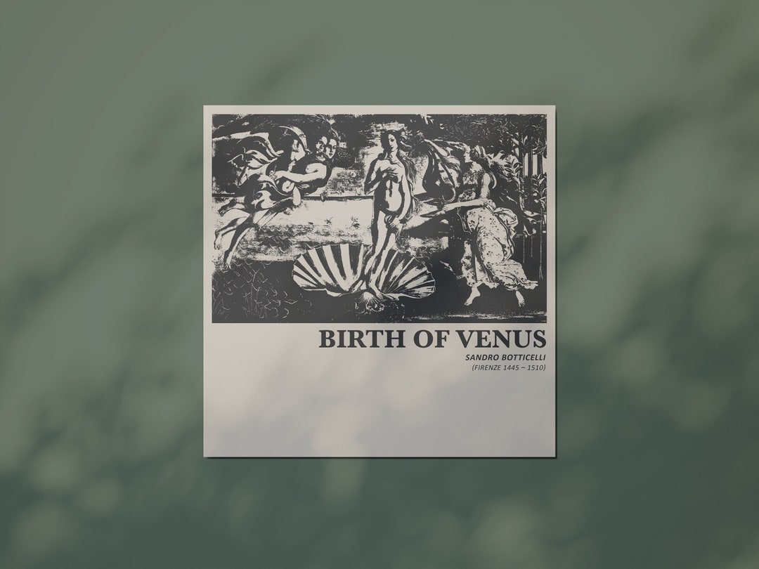 Birth of Venus Vintage Wall Art - Etsy
