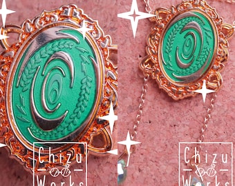 Violet Evergarden Brooch Pin or Necklace | Enamel Pin | Lapel Pin | ChizuWorks