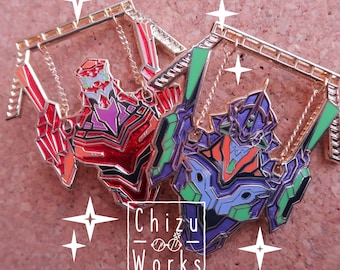 Eva.gelion E.va Angel Units l Enamel Pin | Lapel Pin  | ChizuWorks
