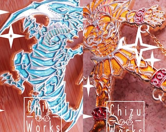YGO Exo. dia l Blue Eyes White Dragon | Enamel Pin | Lapel Pin | ChizuWorks