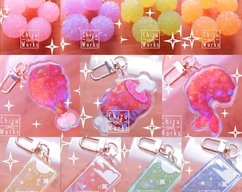 Fried Food Stalls Sakura Candy Seasons Keychains | Keychain | ChizuWorks