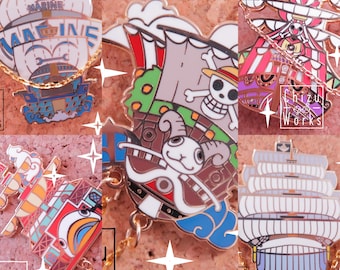 OP Ship Mate Pirate Crew B | Spinning POP | Enamel Pin | Lapel Pin | ChizuWorks