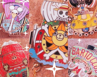 OP Ship Mate Pirate Crew A | Spinning POP | Enamel Pin | Lapel Pin | ChizuWorks