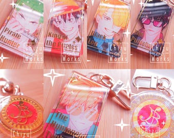 OP Straw Hat Pirates l Trigun Keychains | Keychain | ChizuWorks