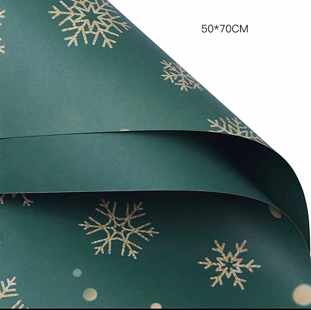 Elegant Dark Green Wrapping Paper for Birthdays, Holidays, and