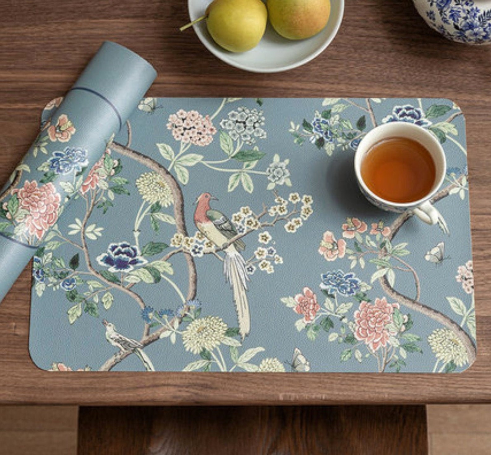 Zen Placematsset of 2/chinoiserie Placemats / Floral Etsy UK