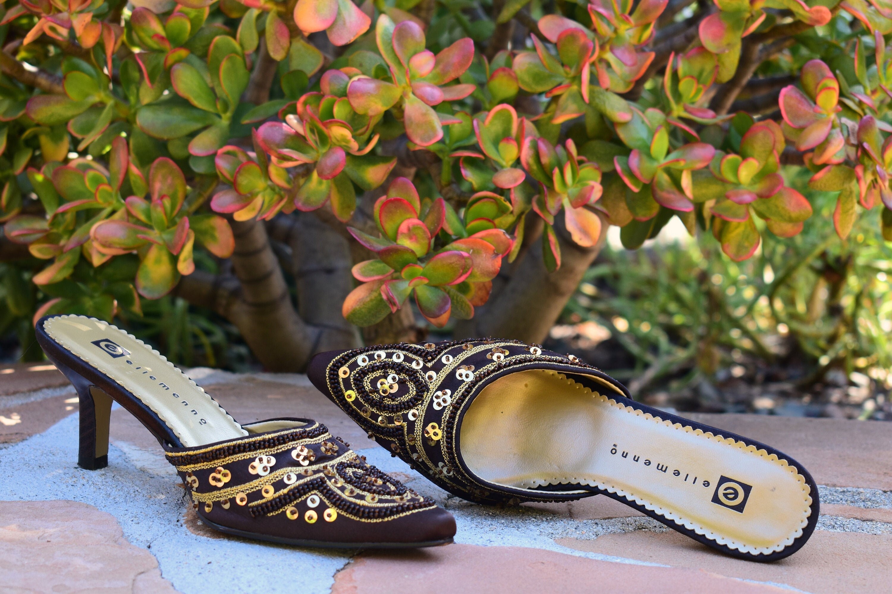 Brown Kitten Heels - Etsy