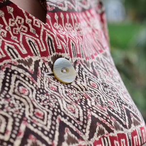 Paisley Short Puff Sleeve Tunic