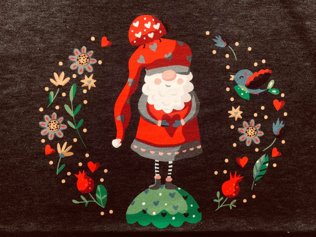 WICHTEL WEIHNACHTEN WEIHNACHTSWICHTEL Ganzes Panel 75 X - Etsy