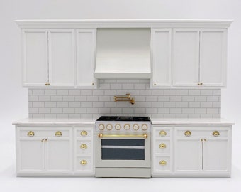 Custom Dollhouse Kitchen - 1:12 scale