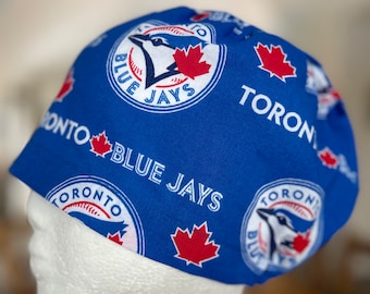Scrub hat, Surgical cap, PPE. Toronto Blue Jays. MLB