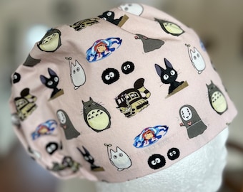 Scrub cap, Scrub hat, Surgical cap. Womens. Cartoon