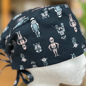 Scrub hat, Scrub cap, Surgical cap. Mens. Character
