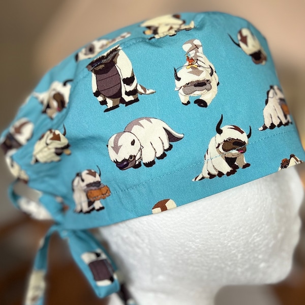 Scrub hat, Scrub cap, Surgical cap. Mens. Cartoon