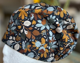 Scrub hat, Scrub cap, Surgical cap. Floral