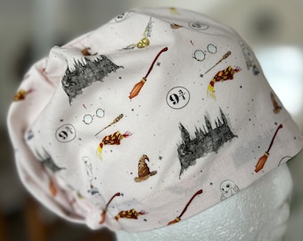 Scrub cap, Scrub hat, Surgical cap. Womens. Wizarding World