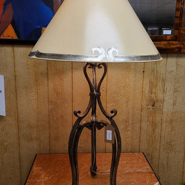 Wrought Iron Table Lamps Etsy