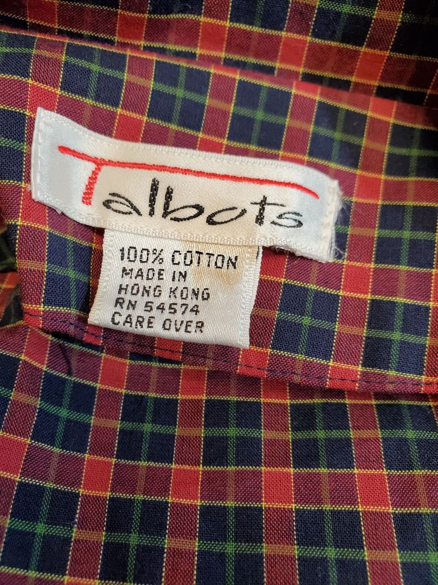 Vintage Talbots 1970s 1980s Plaid Blazer Jacket Women's - Etsy