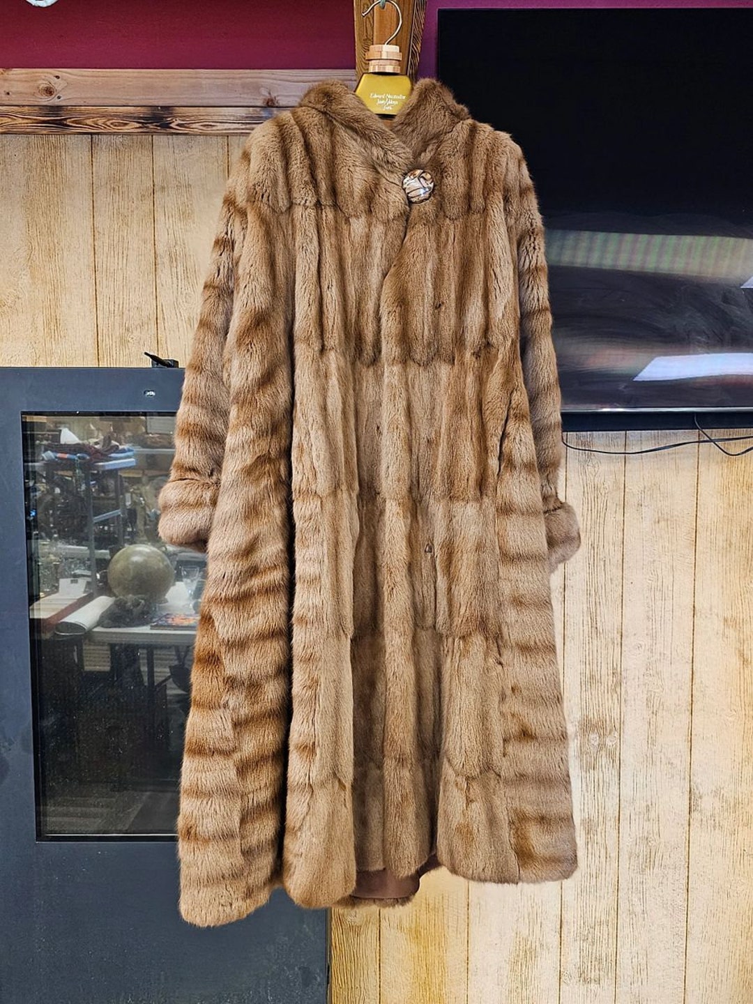 Vito Nacci Neustadter Full Length Fur Coat very Soft 52 Inch Etsy
