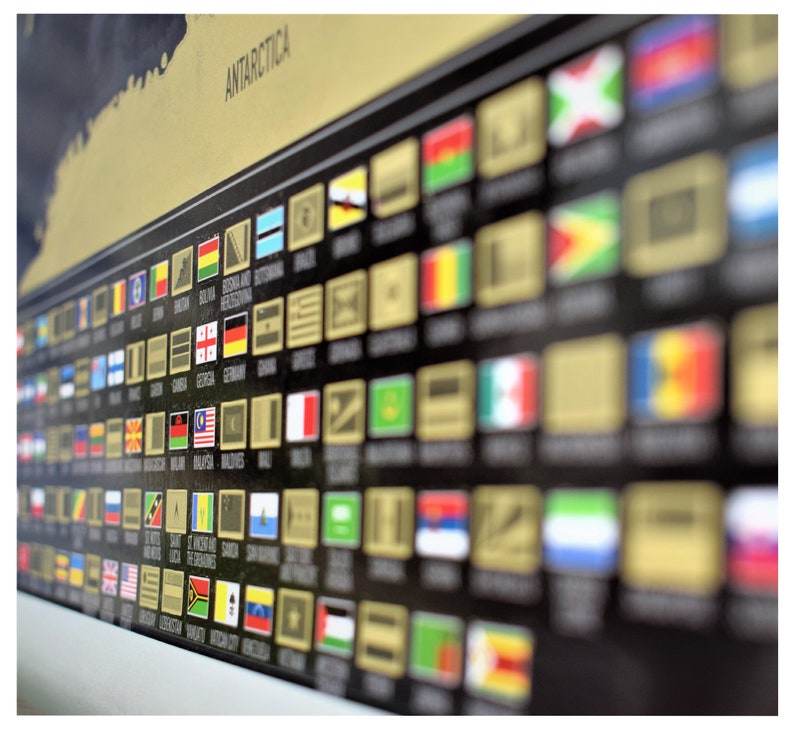 personalized scratch off travel map - best birthday gift, scratch your travels, scratch world map, travelers gift, world map, made in europe, map with wooden frame, map with country flags, weeding gift, travel scratch map, world map scratch off