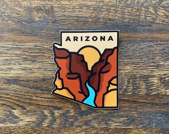 Arizona Aufkleber | Grand Canyon Aufkleber | Wasserflasche | Laptop Aufkleber | Draußen