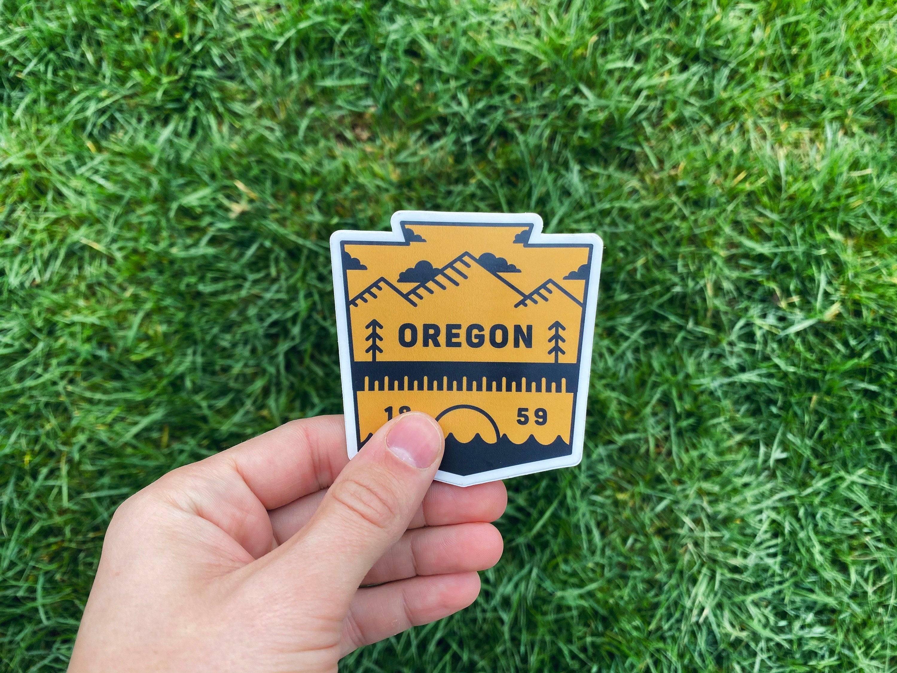 Sticker Bush Oregon Oregon State Sticker | Mountain Sticker | Laptop Hydro Decal - Etsy