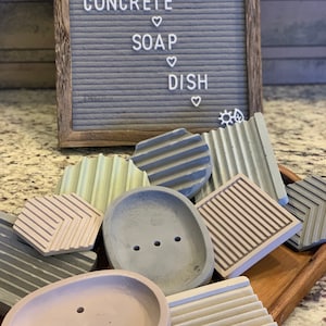 Concrete Soap Dish