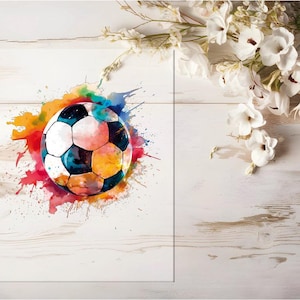 Bügelbild - Fußball #0085