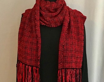 LC2  Handwoven Rayon Chennile Scarf