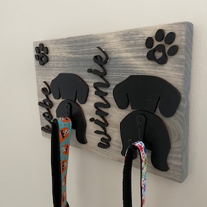 Dog Leash / Lead Hanger (Personalized for your fur-baby)