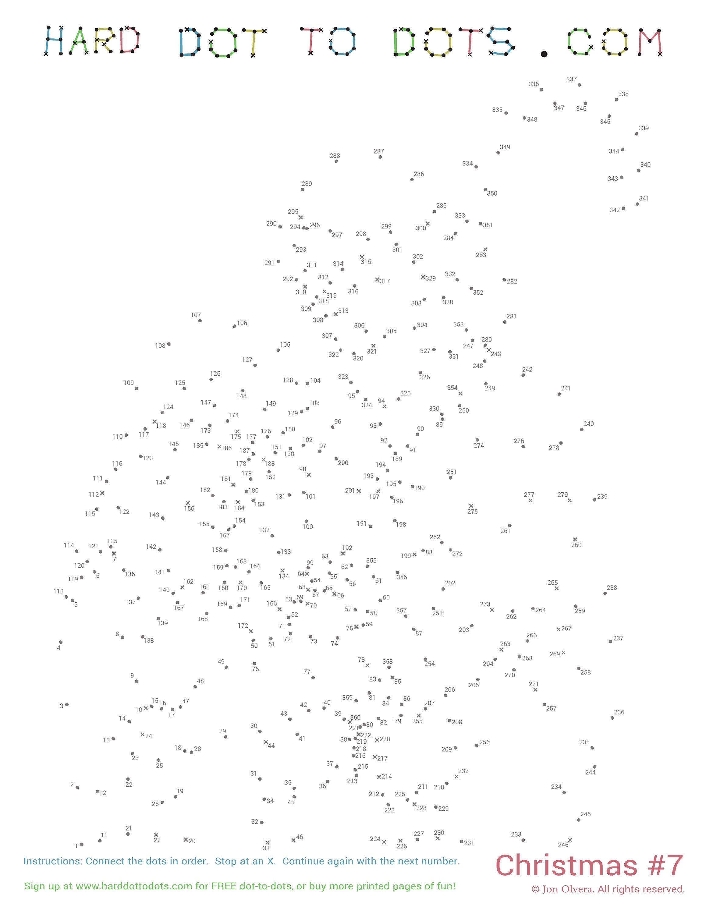 Christmas 10 Pack Digital Dot to Dots - Etsy