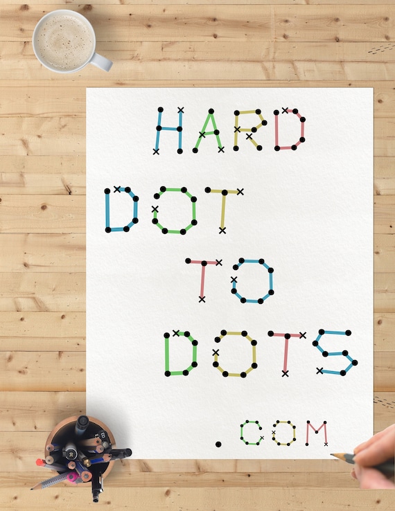Ultimate 90 Pack Hard Dot to Dots - Etsy Ultimate 90 Pack Hard Dot to Dots - Etsy