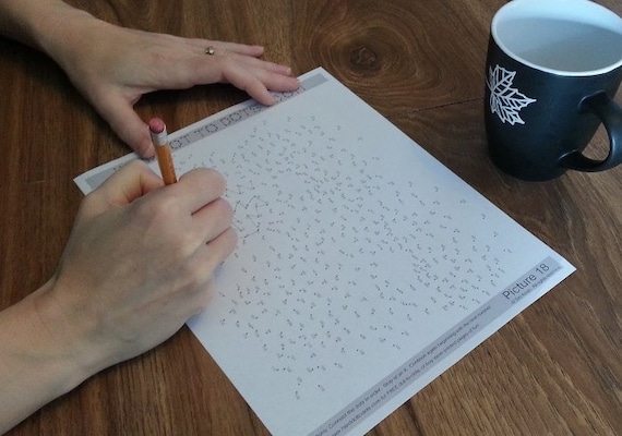 Christmas 10 Pack Digital Dot to Dots - Etsy