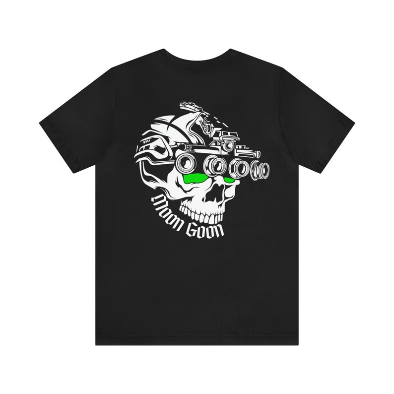 Moon Goon T-shirt Tactical Tee Moons Out Goons Out Skull - Etsy