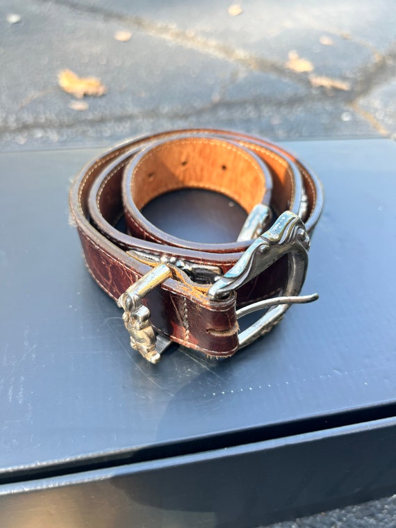 Brighton Brown Leather Belt