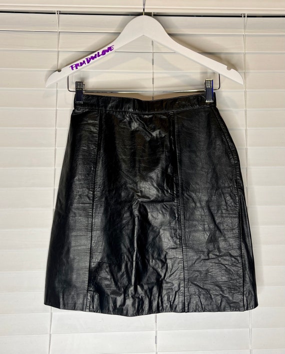 genuine leather skirt Gem
