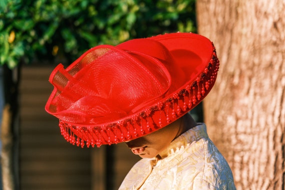 Big Red Fascinator - image 2