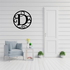 Monogram, Metal Sign, Personalized Gift, Wedding Gift, Housewarming Gift, Large, Single Letter,  Weatherproof, Metal Wall Art, Metal Letter