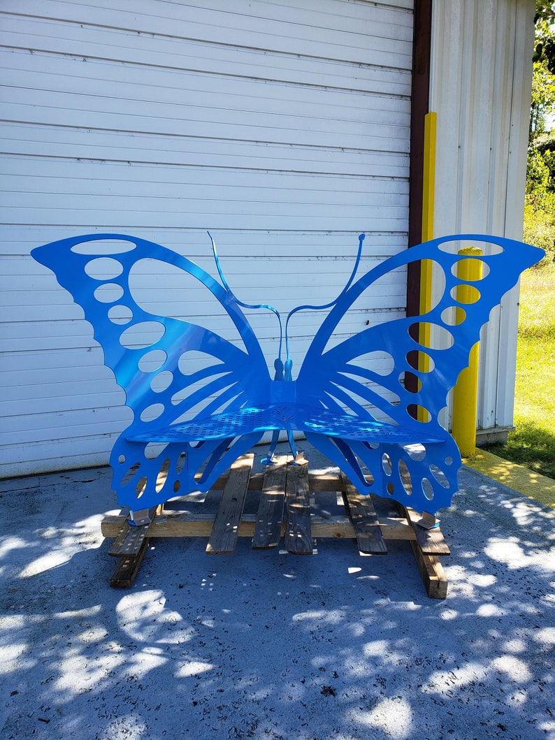 Butterfly Bench Garden Bench Sitting Bench Custom Unique | Etsy