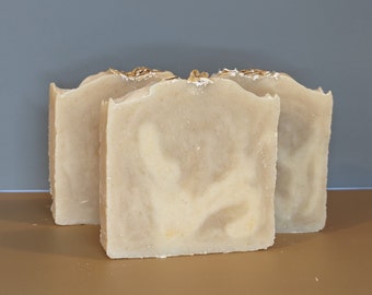 Goat Milk and Oatmeal Handmade Soap For Moisturizing Sensitive Skin With No Added Colors Or Fragrances