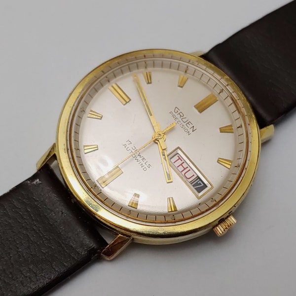 Vintage 1960's Gruen Precision Autowind Men's Watch