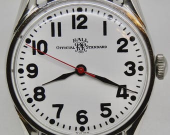 Reloj vintage Ball Official Standard Railroad para hombre. Muy buen estado.