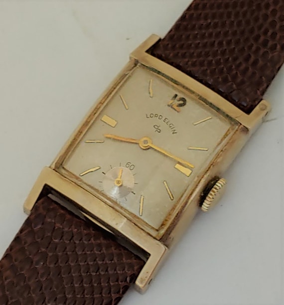 Vintage Lord Elgin Durapower Manual Wind Men's Watch - Gem