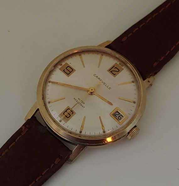 Vintage Caravelle Manual Wind Men's Watch- Good Condition