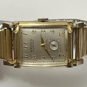 10k Gold Filled Gruen Watch - Etsy display picture 2